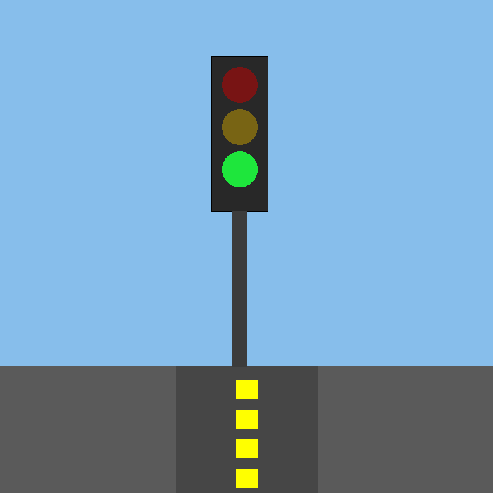 Traffic light scene